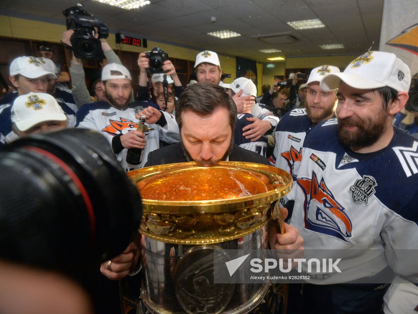 Kontinental Hockey League. CSKA vs. Metallurg Magnitogorsk