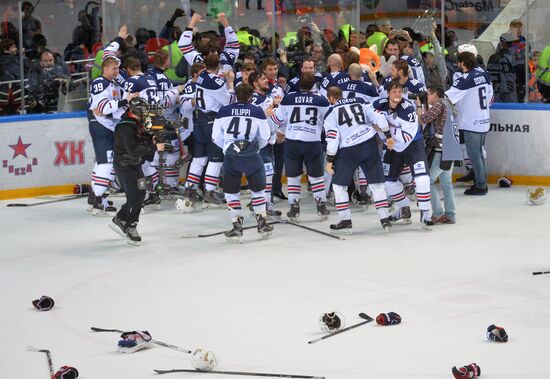 Kontinental Hockey League. CSKA vs. Metallurg
