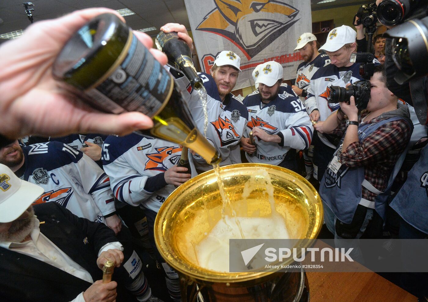 Kontinental Hockey League. CSKA vs. Metallurg