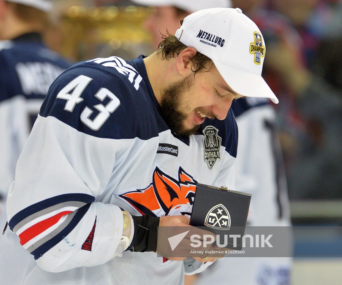 Kontinental Hockey League. CSKA vs. Metallurg Magnitogorsk