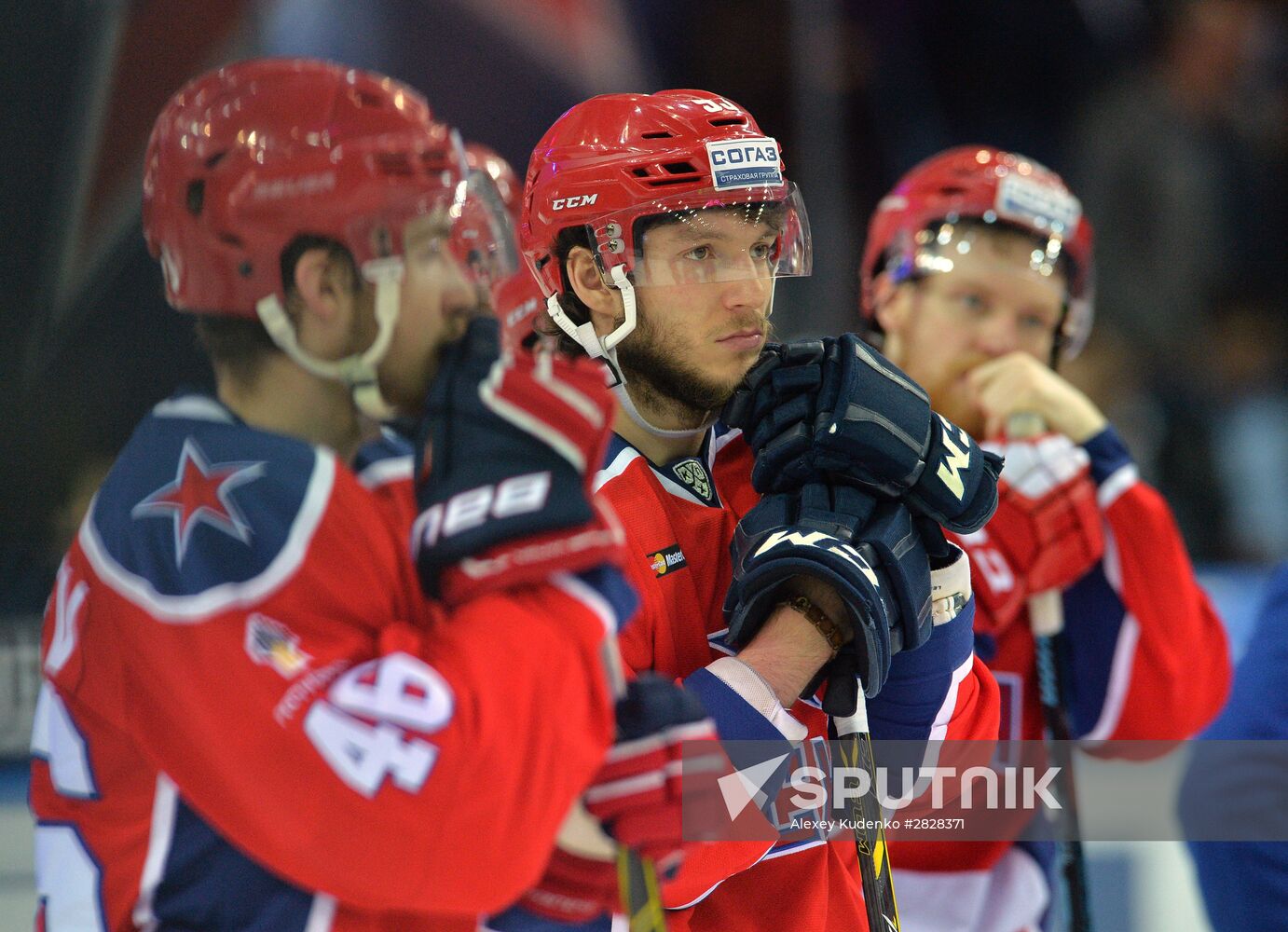 Kontinental Hockey League. CSKA vs. Metallurg Magnitogorsk