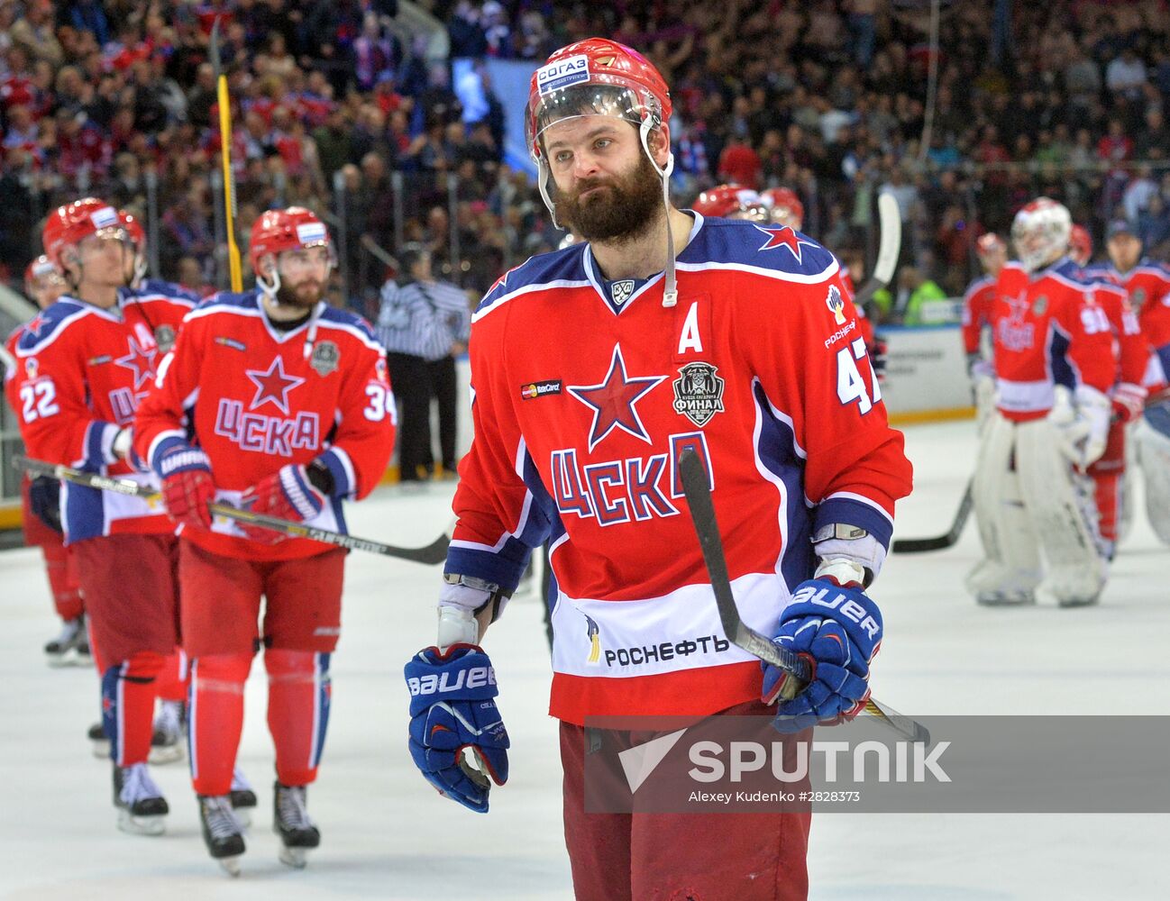 Kontinental Hockey League. CSKA vs. Metallurg Magnitogorsk