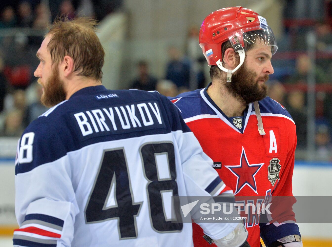 Kontinental Hockey League. CSKA vs. Metallurg Magnitogorsk