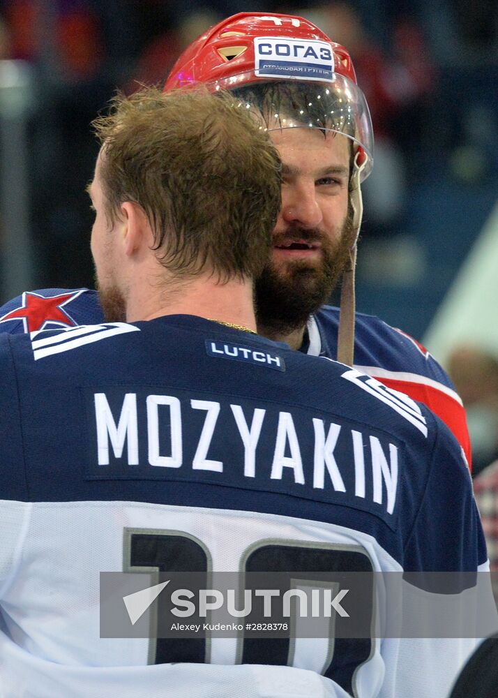 Kontinental Hockey League. CSKA vs. Metallurg Magnitogorsk