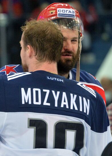 Kontinental Hockey League. CSKA vs. Metallurg Magnitogorsk