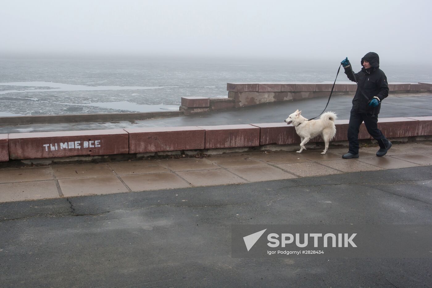 Fog in Petrozavodsk