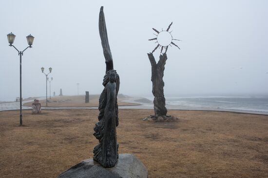 Fog in Petrozavodsk