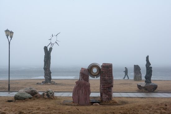 Fog in Petrozavodsk