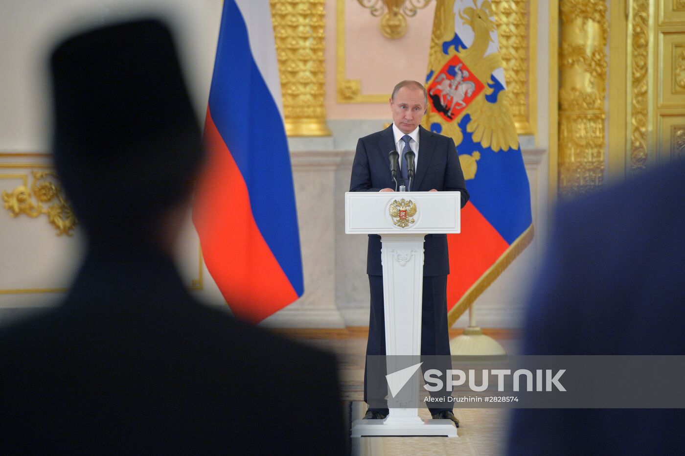 President Vladimir Putin receives letters of credence from foreign ambassadors