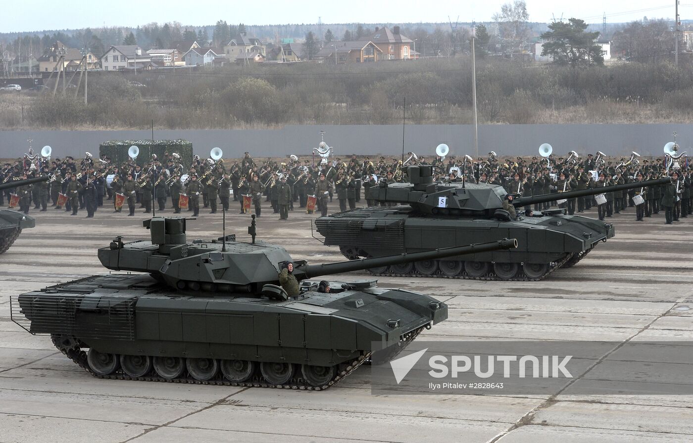 Trainings in Moscow Region ahead of military parade on May 9