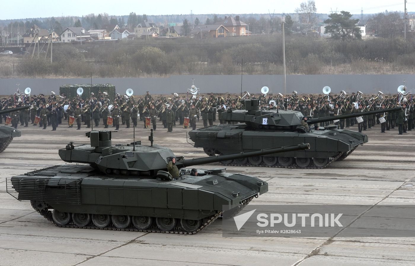 Trainings in Moscow Region ahead of military parade on May 9
