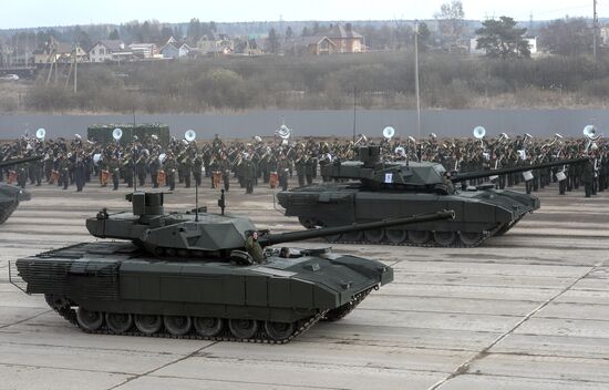 Trainings in Moscow Region ahead of military parade on May 9