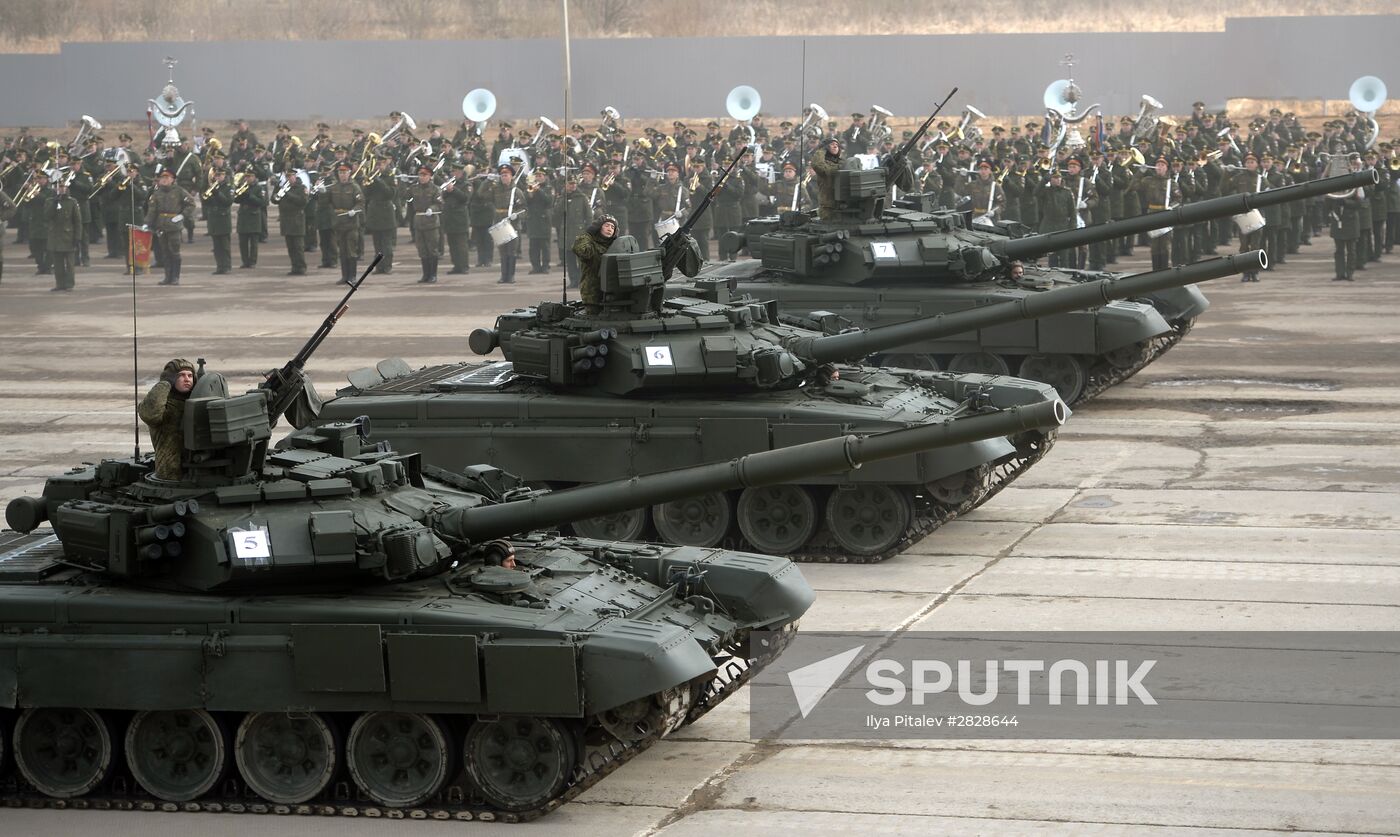 Trainings in Moscow Region ahead of military parade on May 9