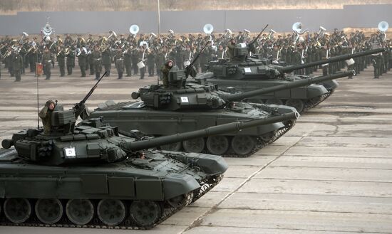 Trainings in Moscow Region ahead of military parade on May 9