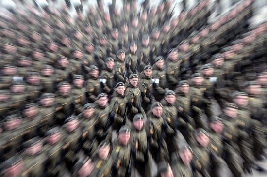 Trainings in Moscow Region ahead of military parade on May 9