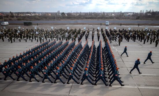 Trainings in Moscow Region ahead of military parade on May 9