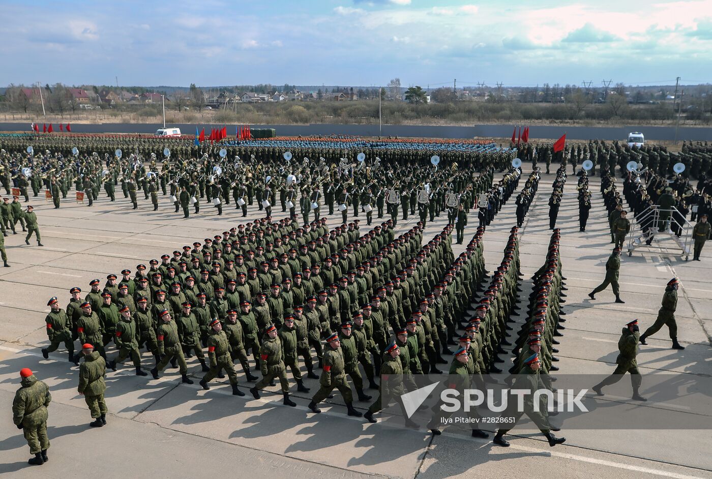 Trainings in Moscow Region ahead of military parade on May 9