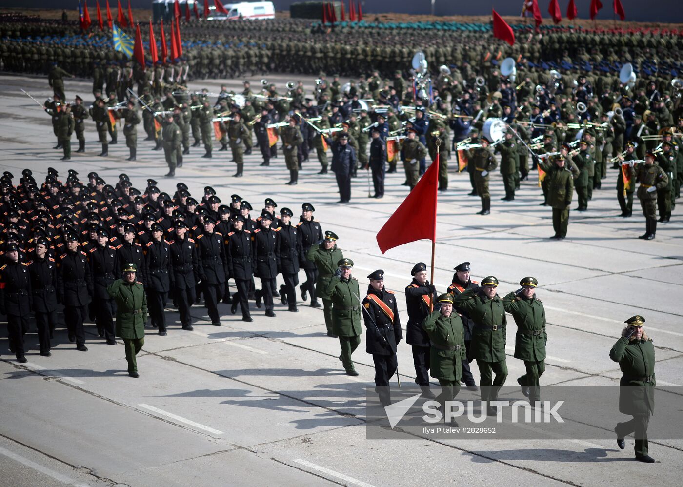 Trainings in Moscow Region ahead of military parade on May 9