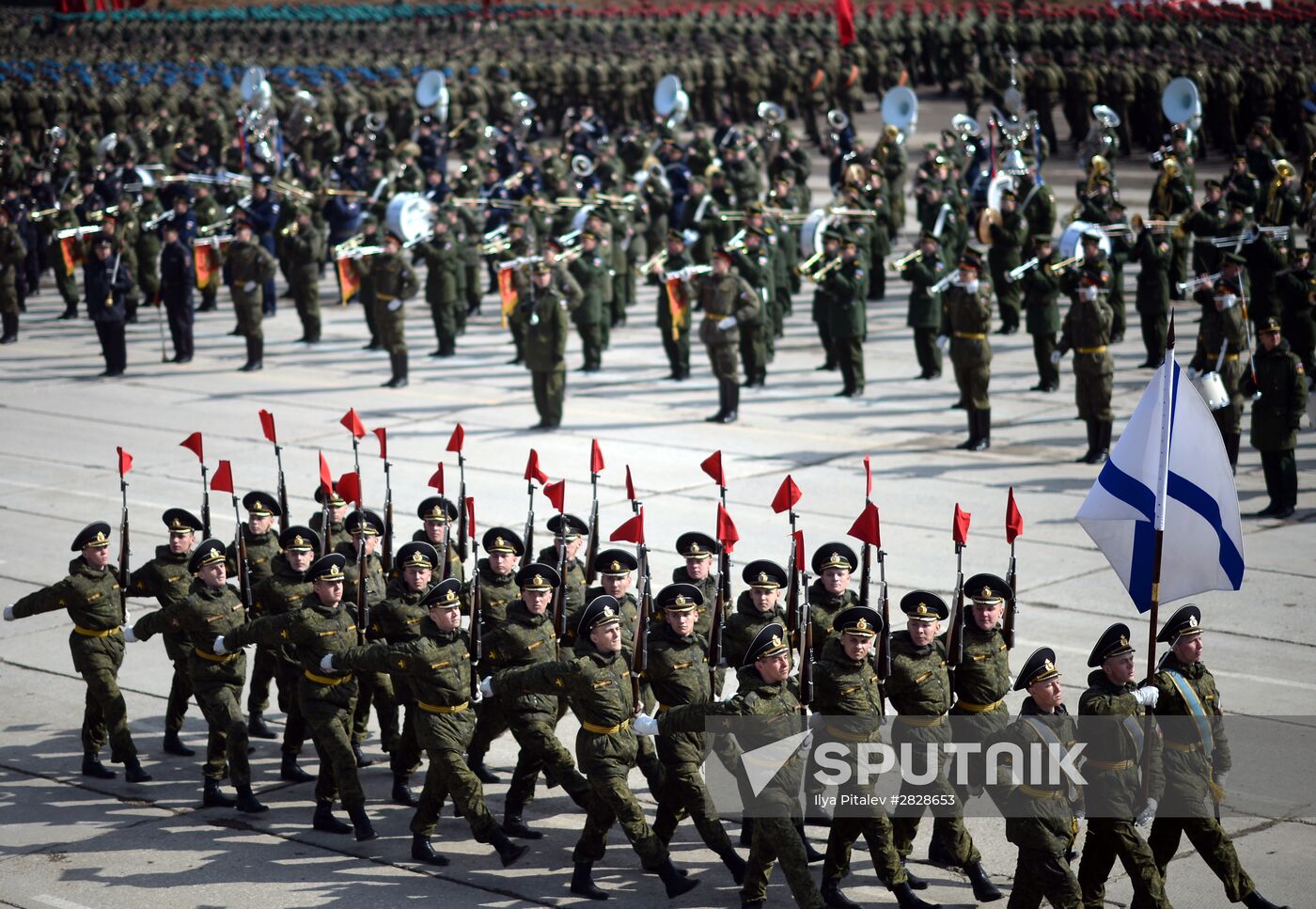 Trainings in Moscow Region ahead of military parade on May 9