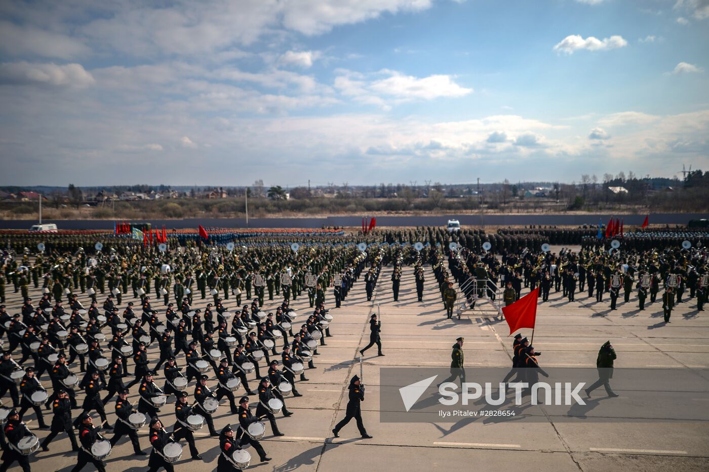 Trainings in Moscow Region ahead of military parade on May 9