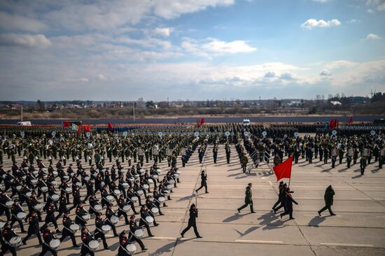 Trainings in Moscow Region ahead of military parade on May 9