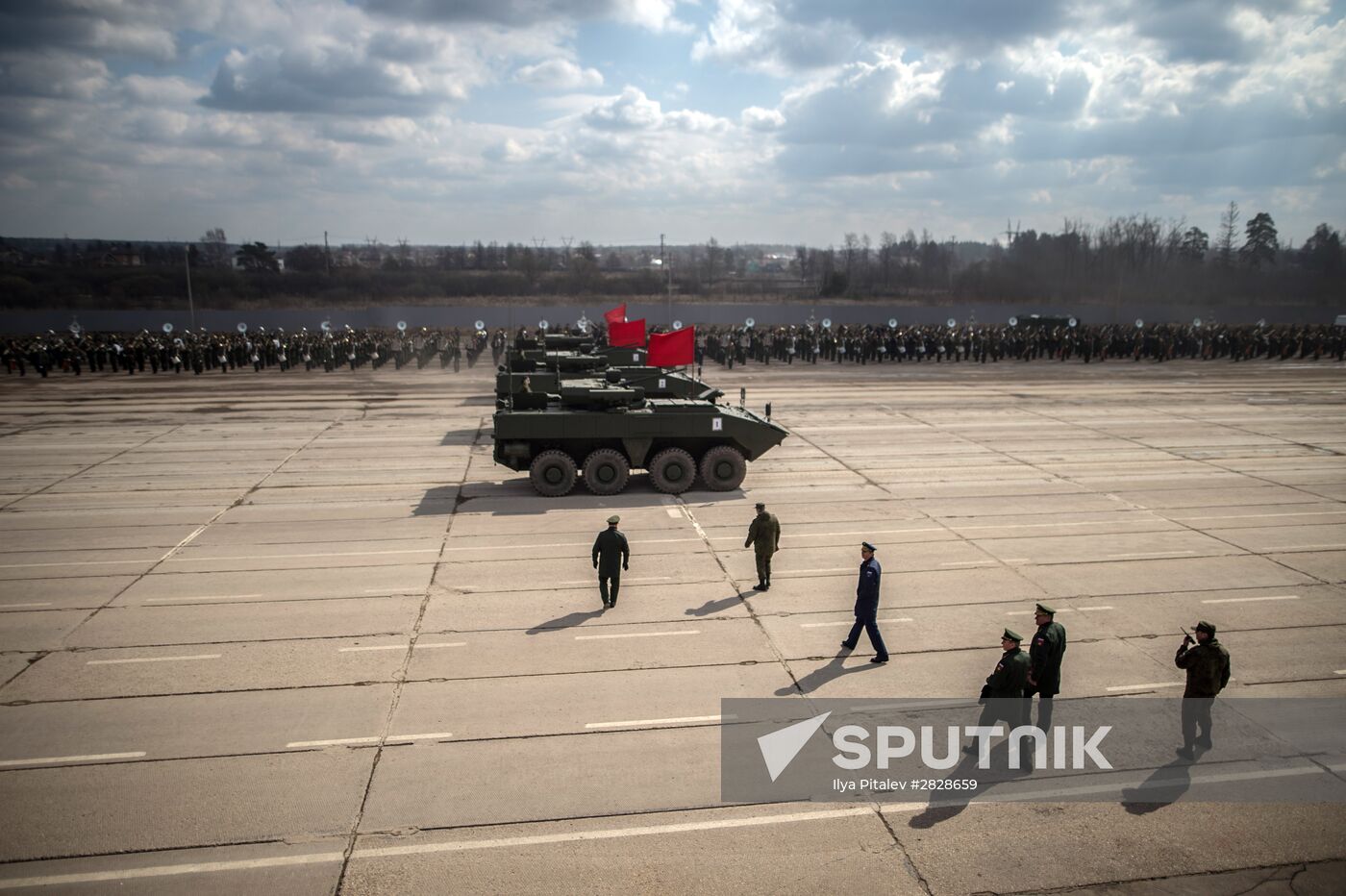 Trainings in Moscow Region ahead of military parade on May 9