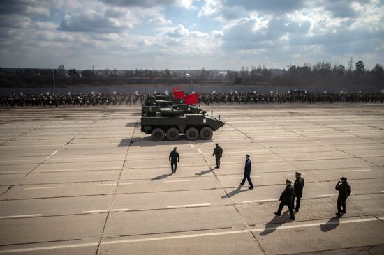 Trainings in Moscow Region ahead of military parade on May 9