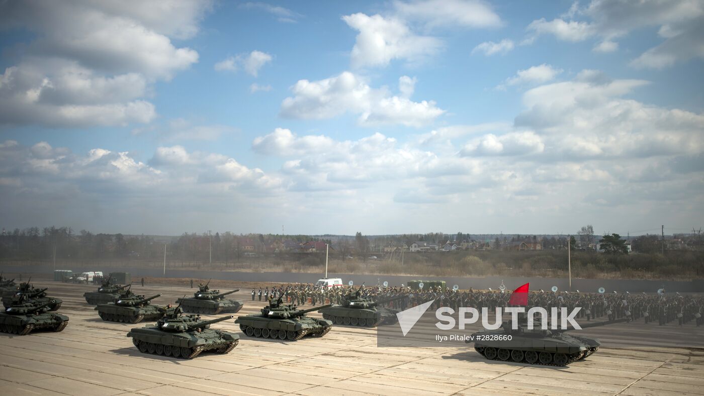 Trainings in Moscow Region ahead of military parade on May 9