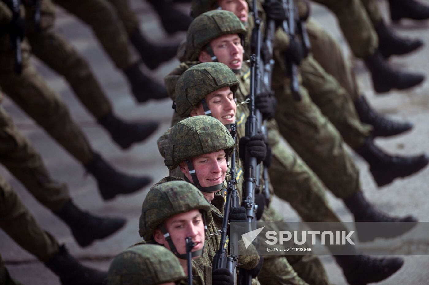 Trainings in Moscow Region ahead of military parade on May 9