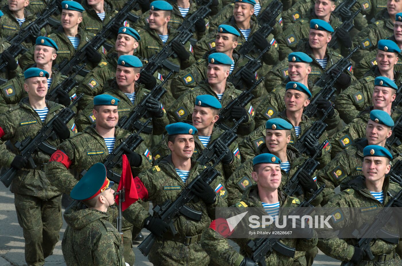 Trainings in Moscow Region ahead of military parade on May 9
