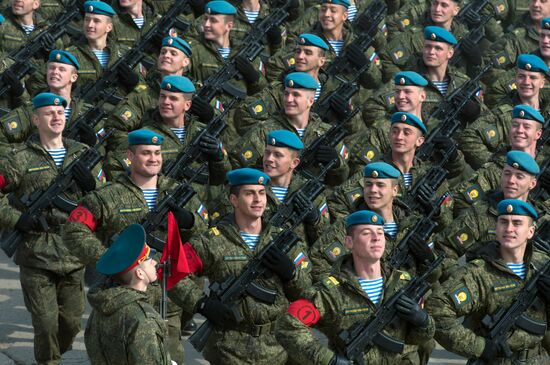 Trainings in Moscow Region ahead of military parade on May 9