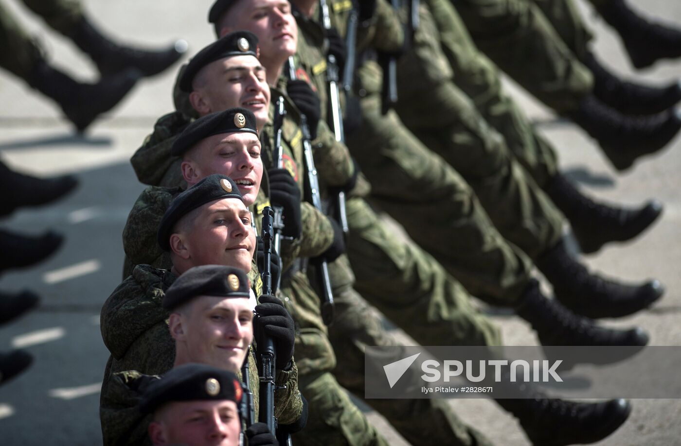 Trainings in Moscow Region ahead of military parade on May 9