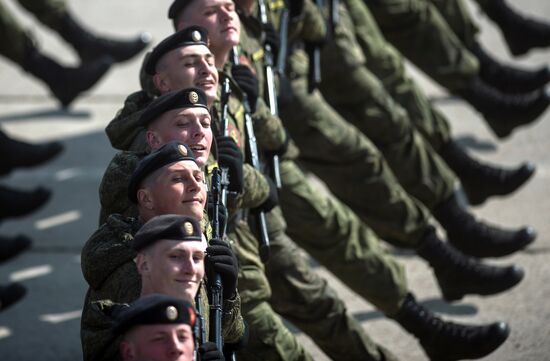 Trainings in Moscow Region ahead of military parade on May 9