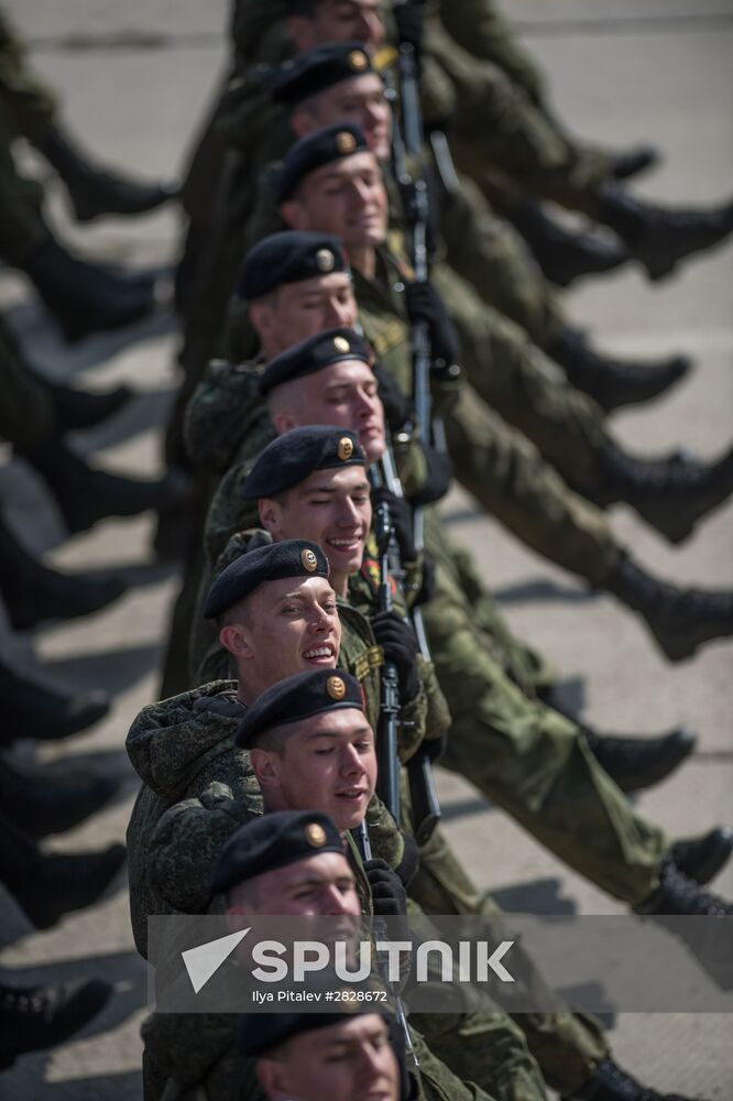 Trainings in Moscow Region ahead of military parade on May 9