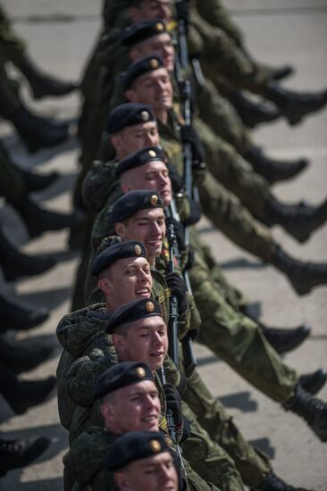 Trainings in Moscow Region ahead of military parade on May 9