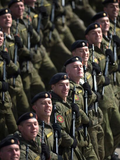 Trainings in Moscow Region ahead of military parade on May 9