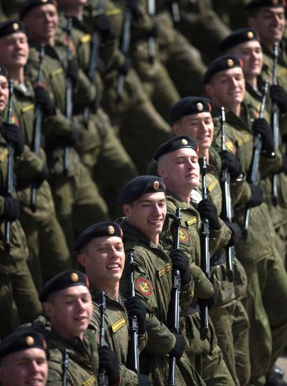 Trainings in Moscow Region ahead of military parade on May 9