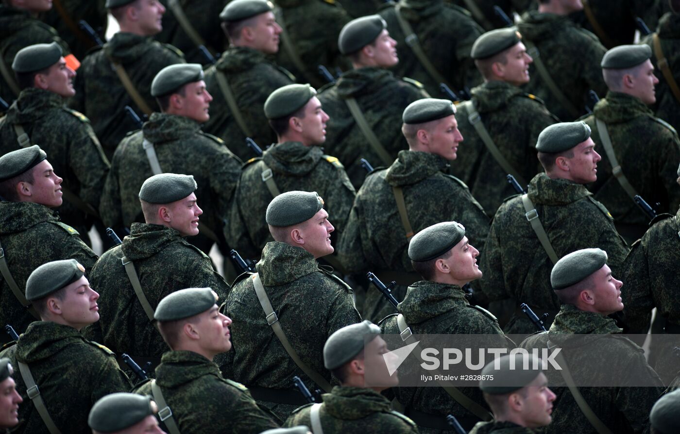 Trainings in Moscow Region ahead of military parade on May 9