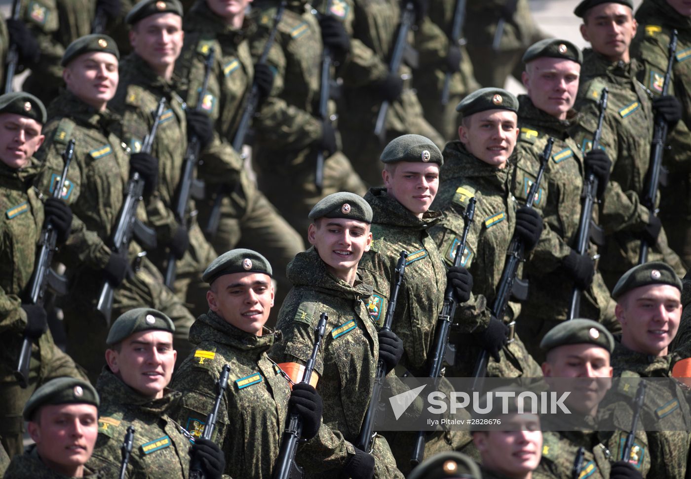 Trainings in Moscow Region ahead of military parade on May 9