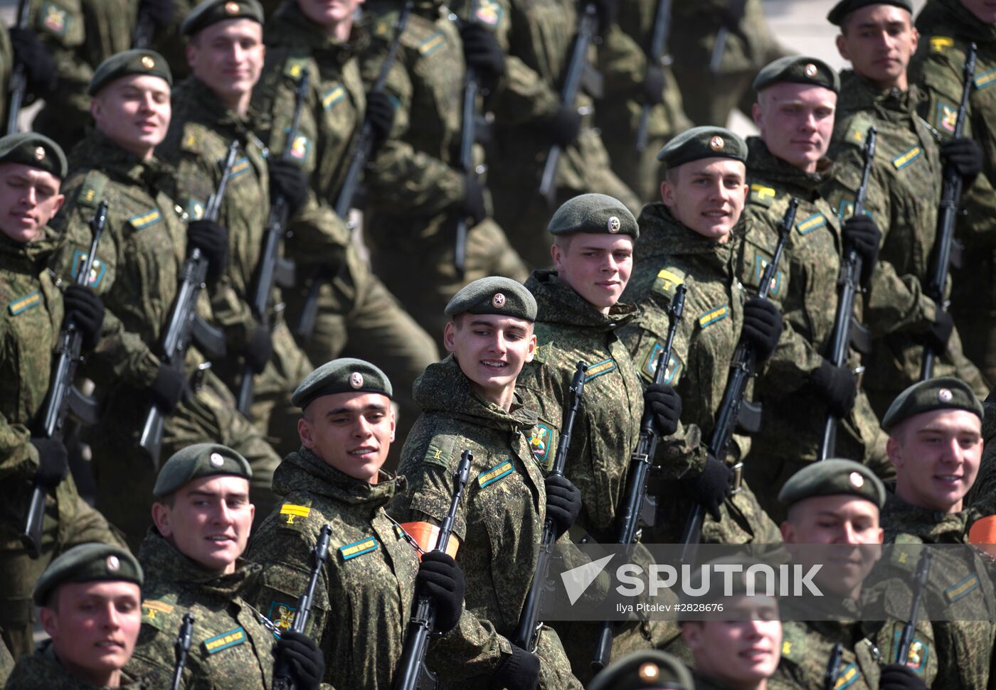 Trainings in Moscow Region ahead of military parade on May 9