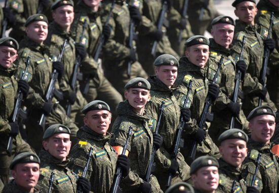 Trainings in Moscow Region ahead of military parade on May 9