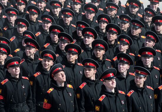 Trainings in Moscow Region ahead of military parade on May 9