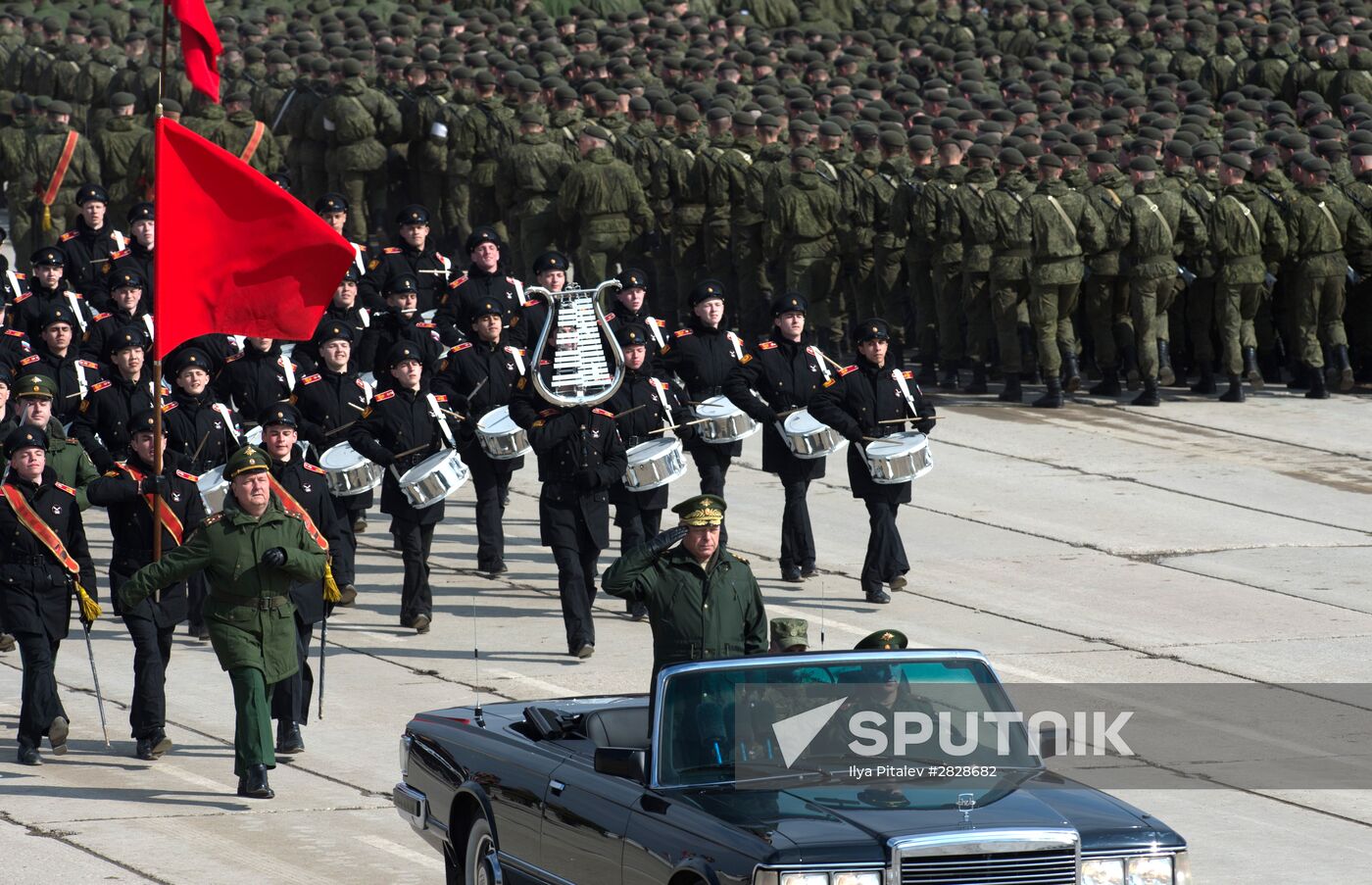 Trainings in Moscow Region ahead of military parade on May 9