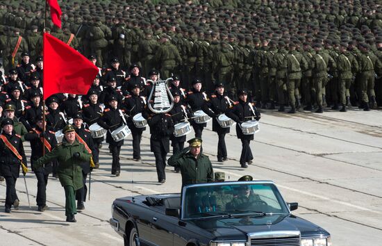 Trainings in Moscow Region ahead of military parade on May 9