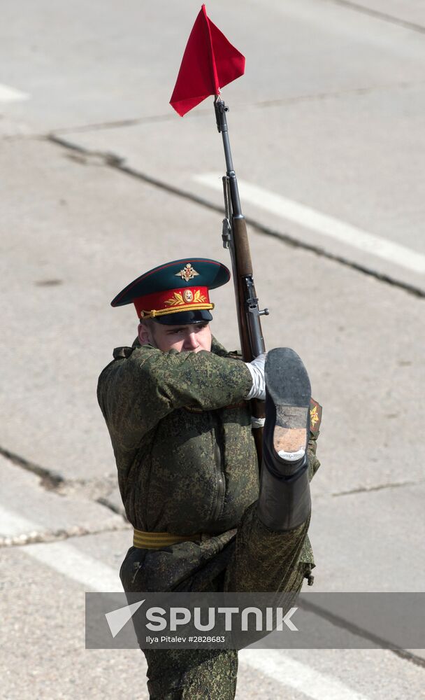 Trainings in Moscow Region ahead of military parade on May 9