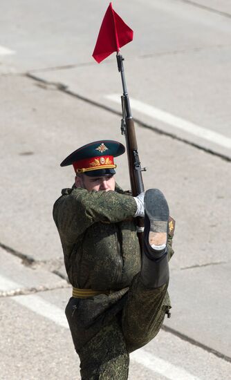 Trainings in Moscow Region ahead of military parade on May 9