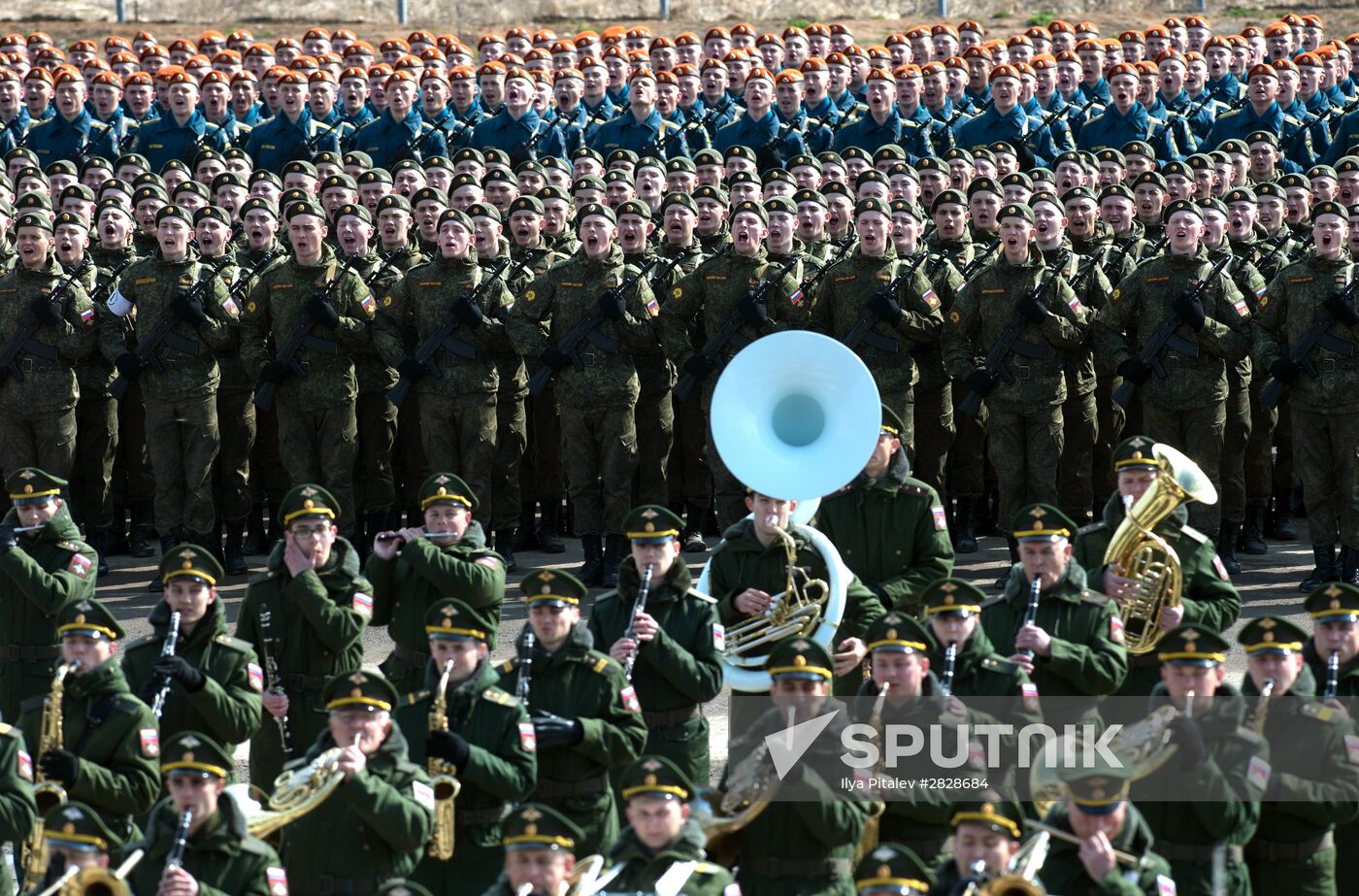 Trainings in Moscow Region ahead of military parade on May 9