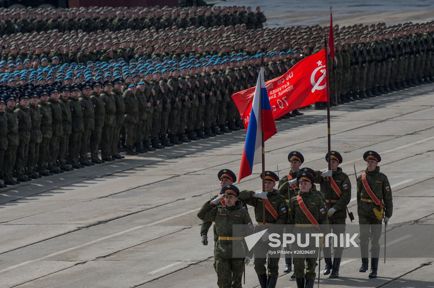 Trainings in Moscow Region ahead of military parade on May 9