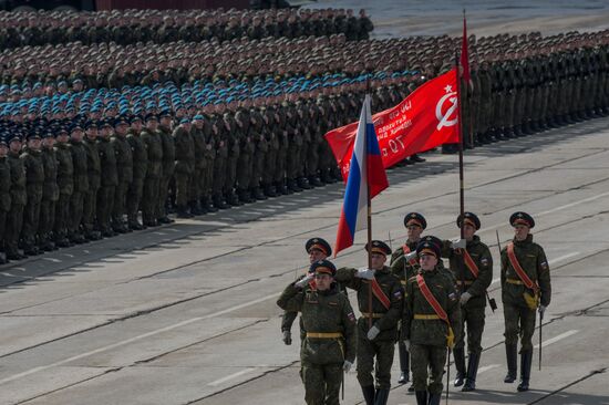 Trainings in Moscow Region ahead of military parade on May 9