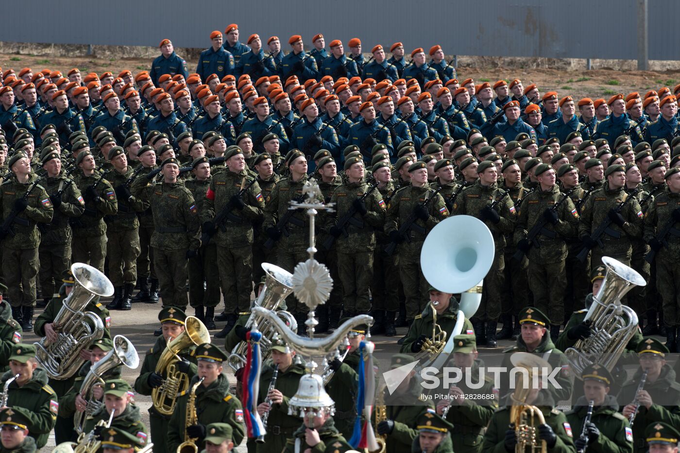 Trainings in Moscow Region ahead of military parade on May 9